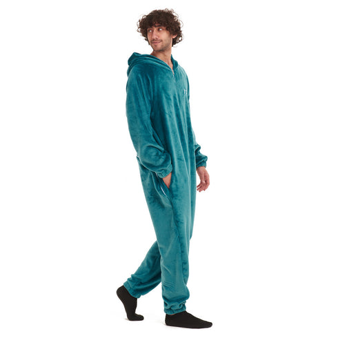 Snuggs Blanket Onesie Teal
